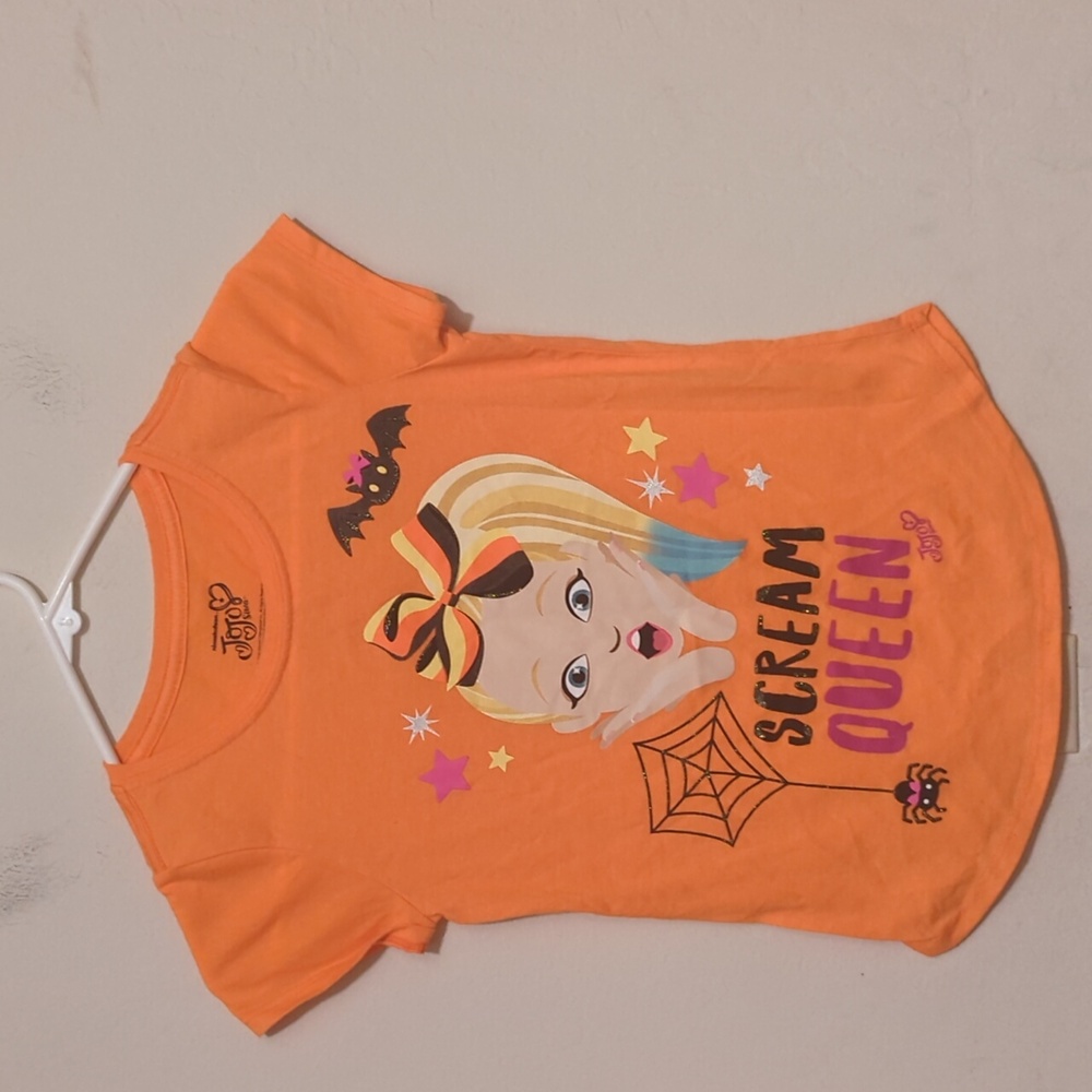 Jo Jo siwa orange Halloween shirt size 7/8
